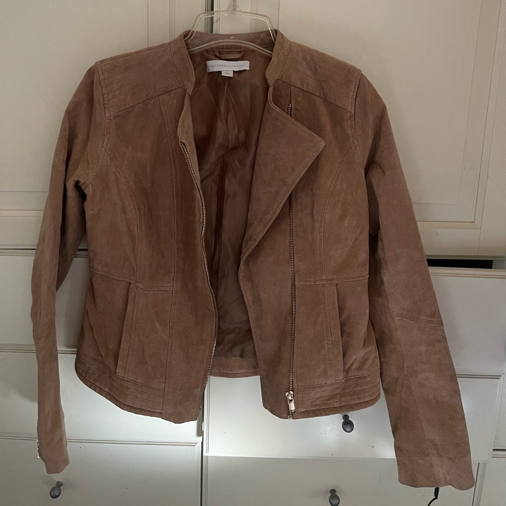 New York and Co suede jacket